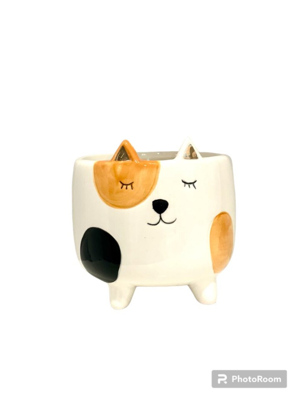 Ceramic Cat Planter - Picture 6 of 6